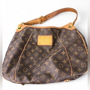 Louis Vuitton Classic Brown Galleria PM Monogram Shoulder Bag